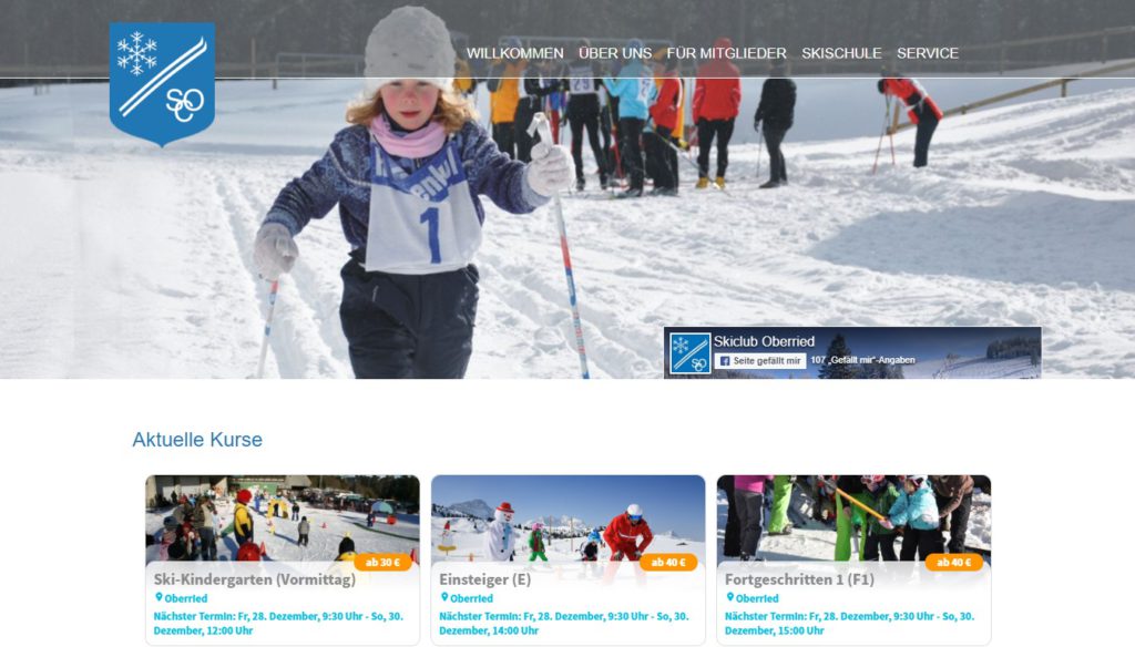 Beispiel Skiclub Oberied