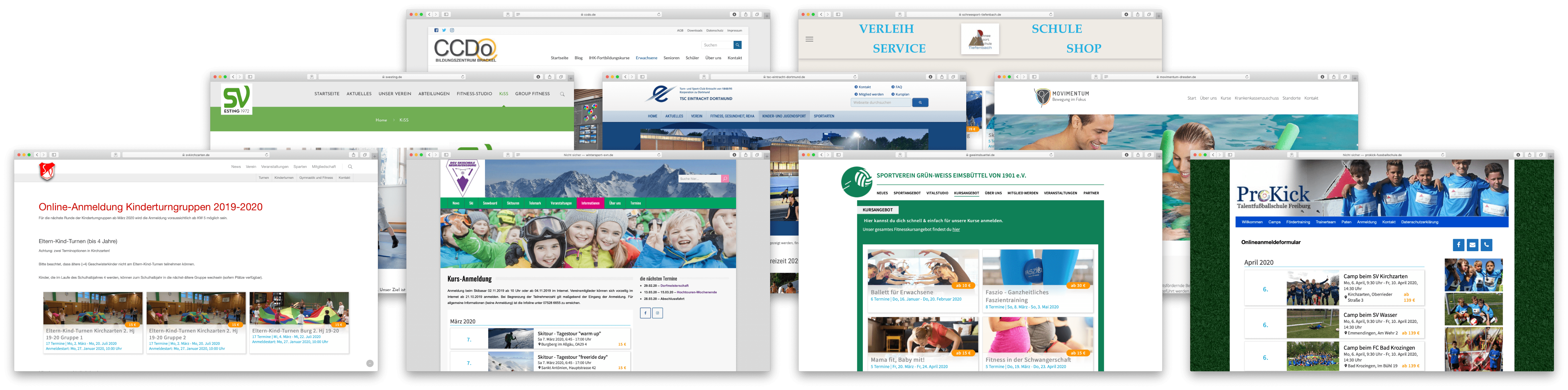 Kundenbeispiele Homepages