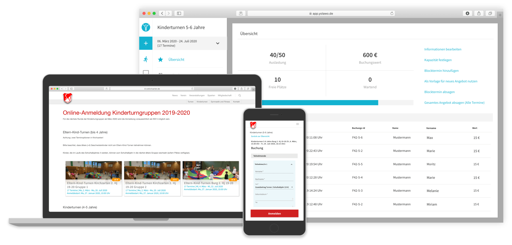 Yolawo SV Kirchzarten (Kundenbeispiel)