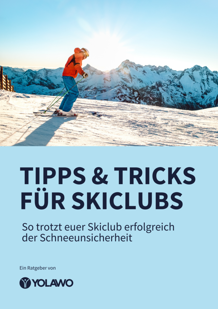 Skifahrer auf Skipiste - Workbook Cover