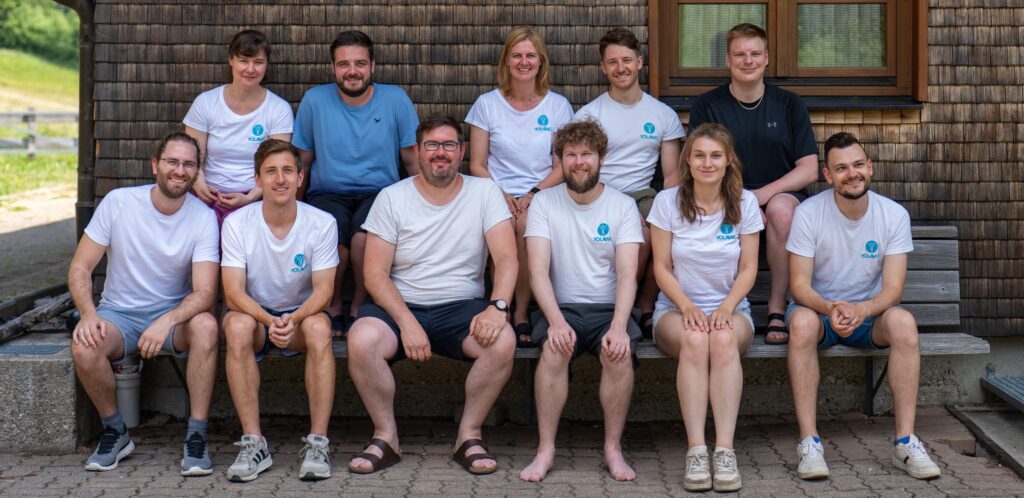 Teamfoto vom Yolawo-Team.